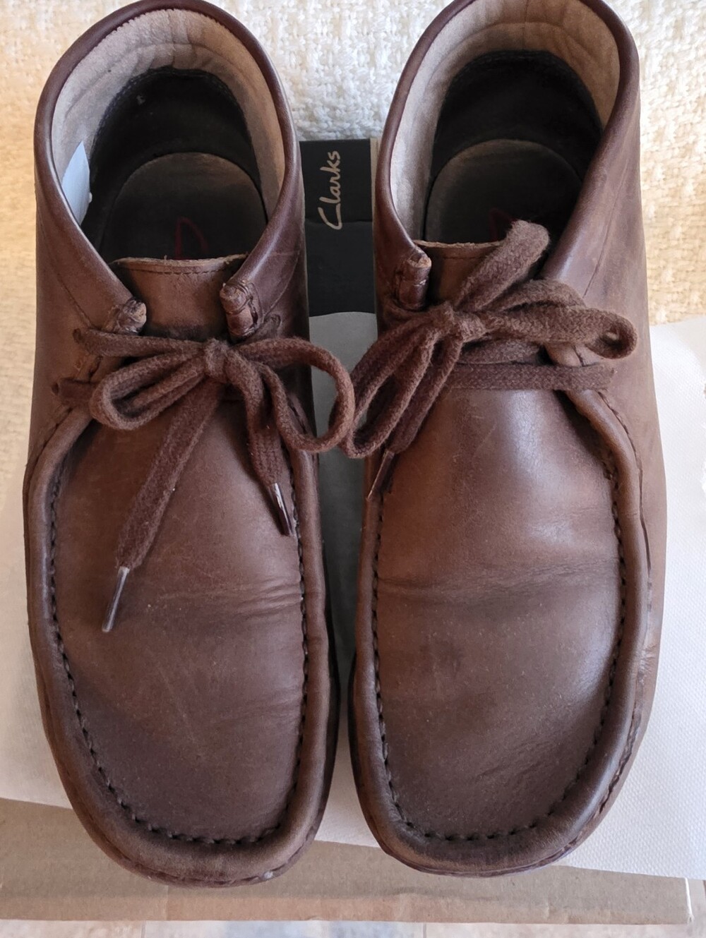 Clarks Men’s Brown Leather Casual Shoes